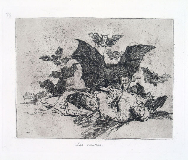 Francisco Goya, las resultas